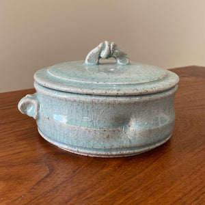 Lidded Soup Bowl - Blue