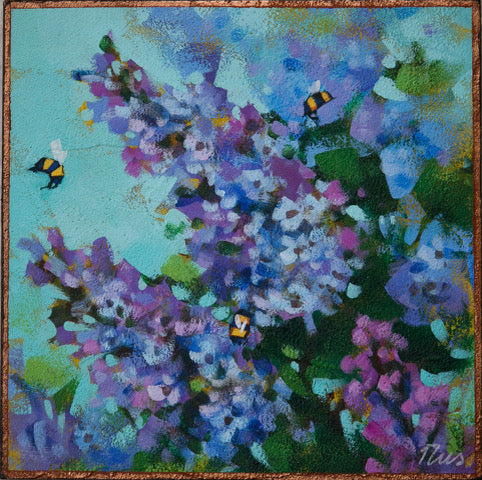 All Abuzz About Lilacs