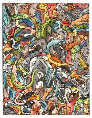 Puzzle - Feline Tessellation