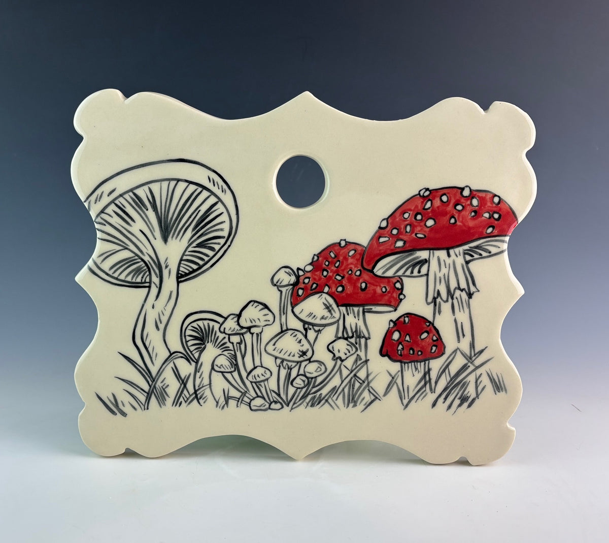 Mushroom Cheese Board