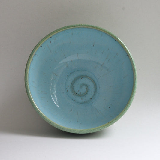 Bi-colour Dessert Bowl - Aqua/Mint