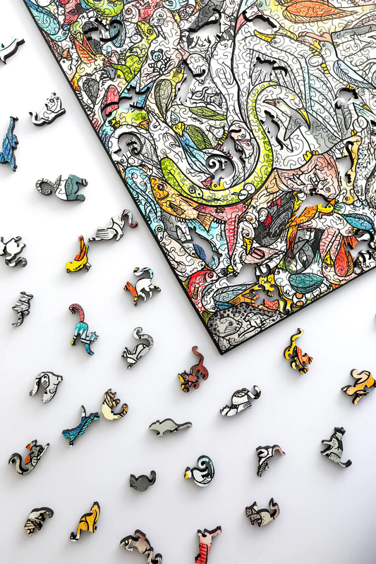 Puzzle - Feline Tessellation