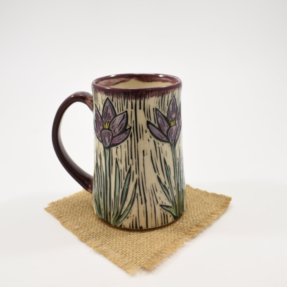 Mug - Crocus, Purple