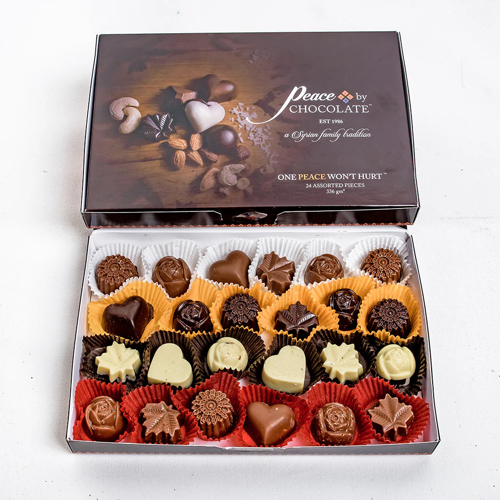 24 Peace Chocolate Box Assorted