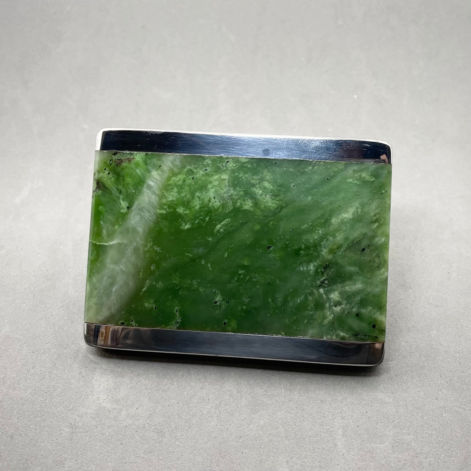 Indonesian Jade Belt Buckle