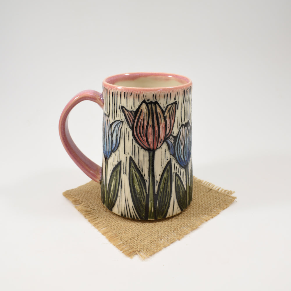 Mug- Tulip, Pink
