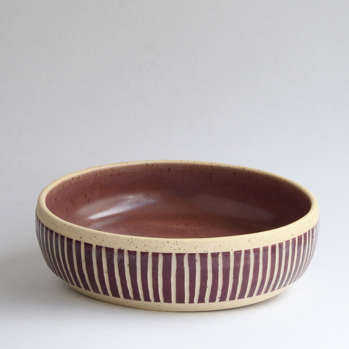 Small Magenta Serving Dish