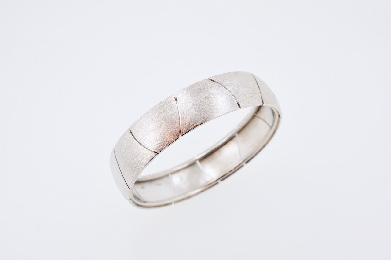 Sterling Silver Bangle - Thick