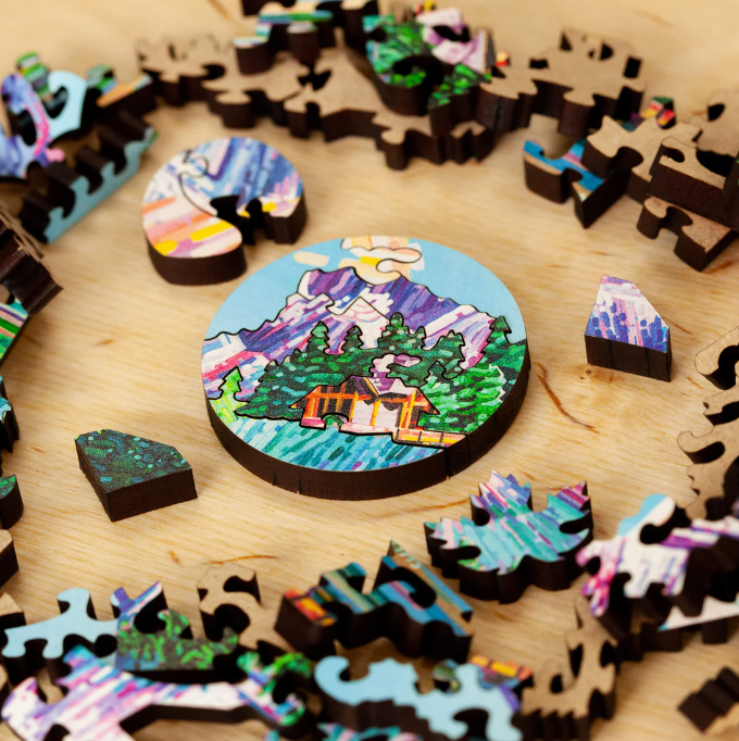 Mini Puzzle - Emerald Lake