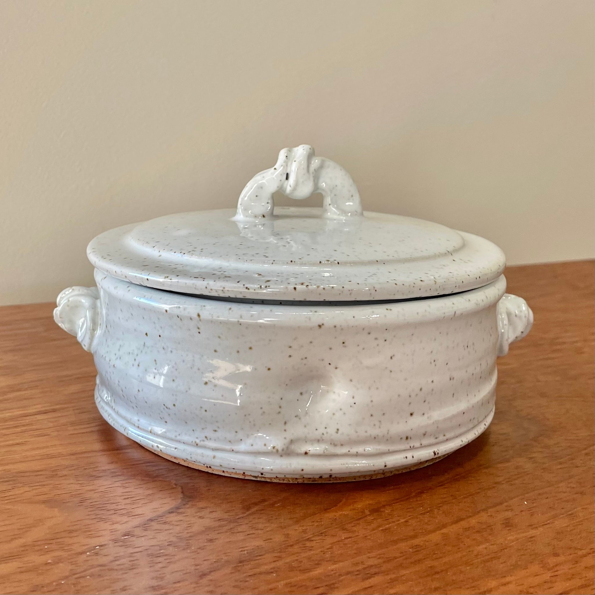 Lidded Soup Bowl - White