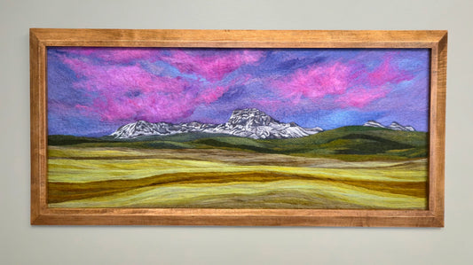 Sundown Over Chief Mountain