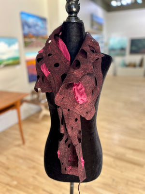 Silk Plum Scarf