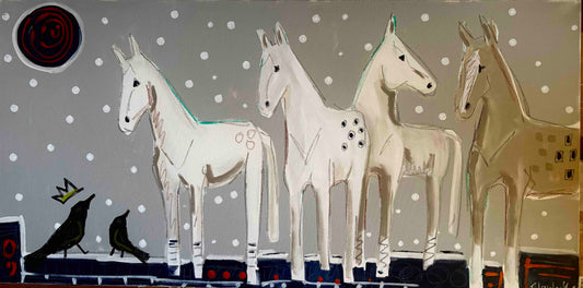 So...four horses walk into a bar...