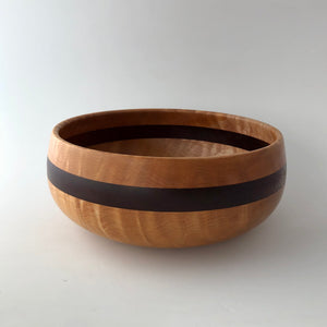 Rolled Rim Bowl | Maple/Padauk