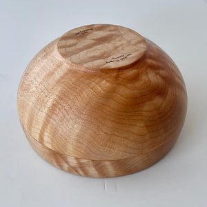 Rolled Rim Bowl - Maple Cherry