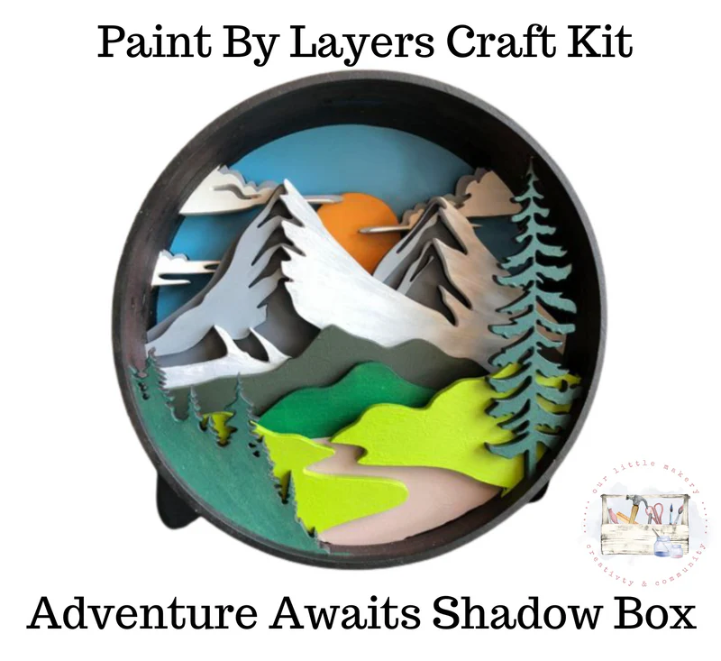 Adventure Awaits Shadow Box Kit