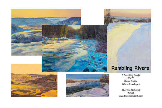 5 Card Pack - Rambling Rivers