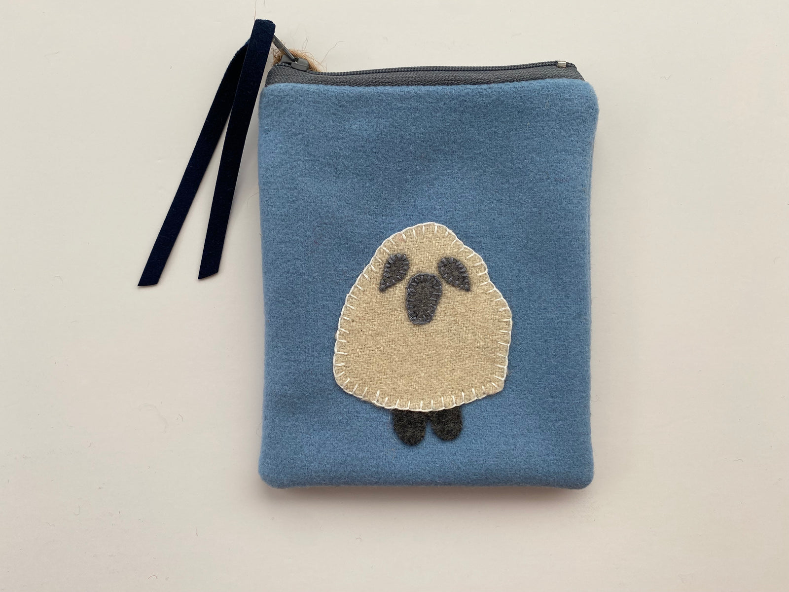 Coin Pouch - Blue Lamb