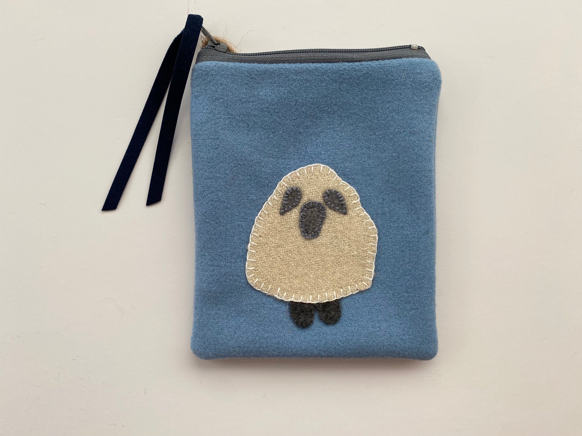 Coin Pouch - Blue Lamb