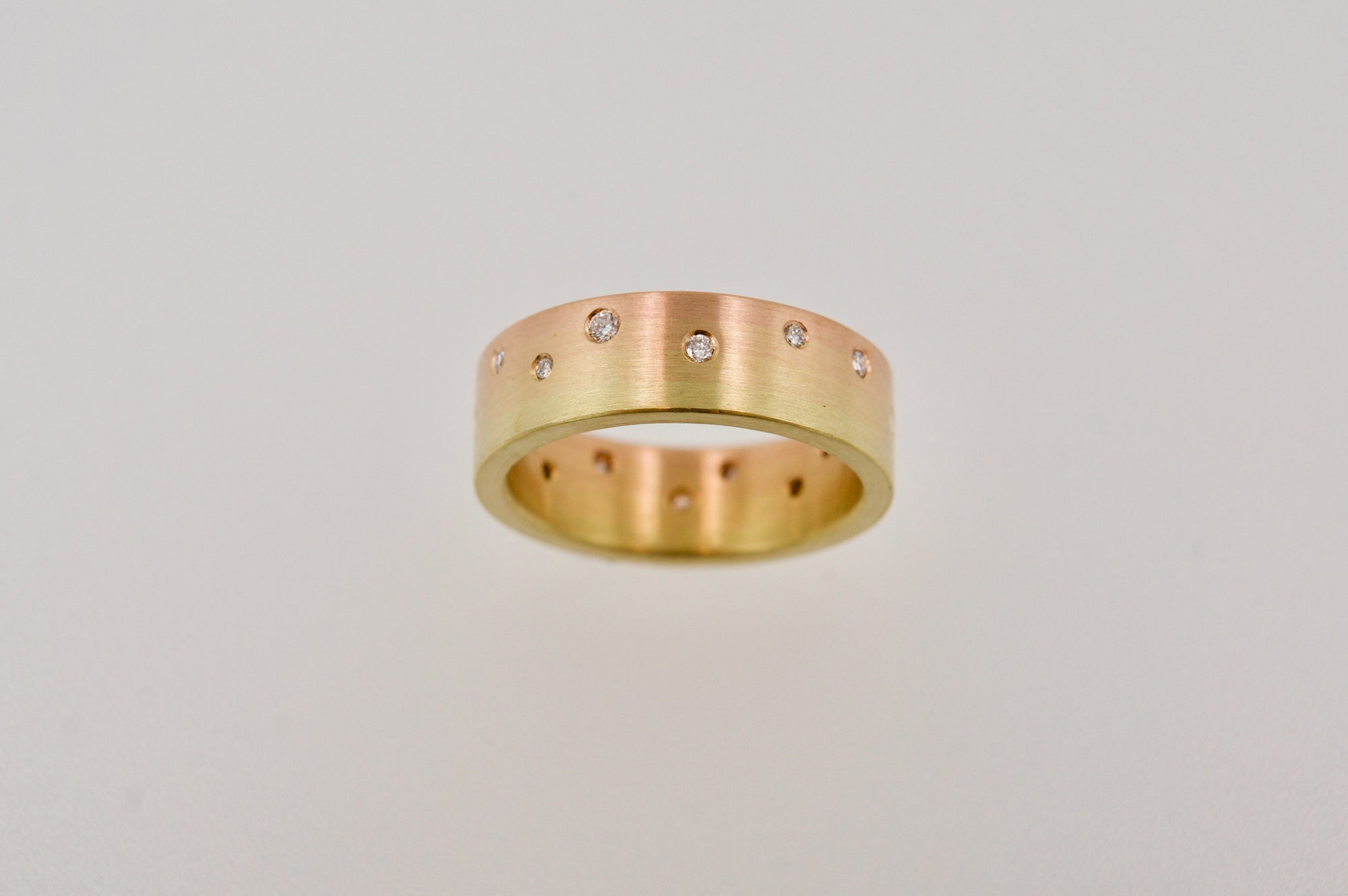Multi Colour Gold & Diamond Ring