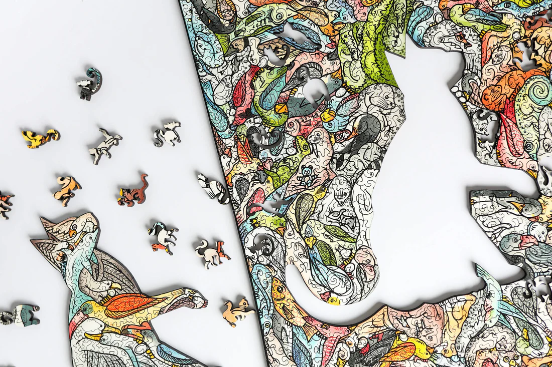 Puzzle - Feline Tessellation