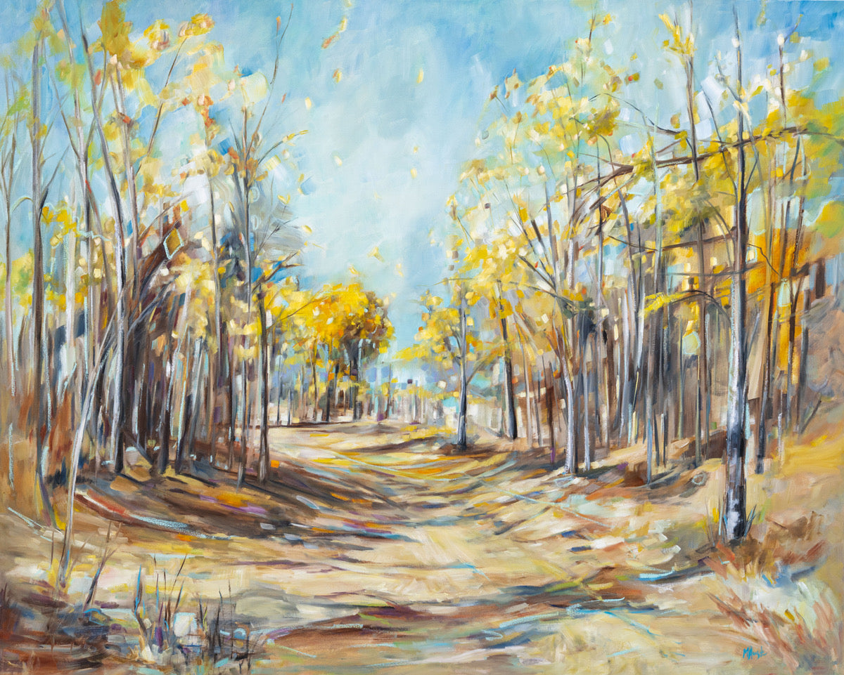 Follow the yellow brick road