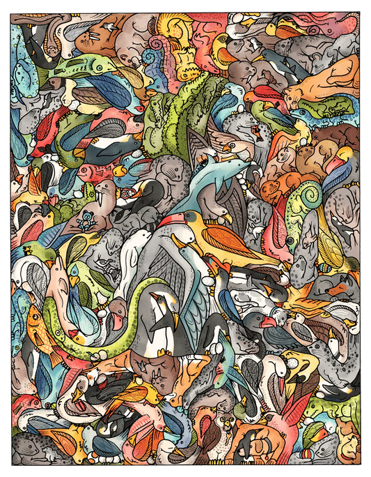 Puzzle - Feline Tessellation
