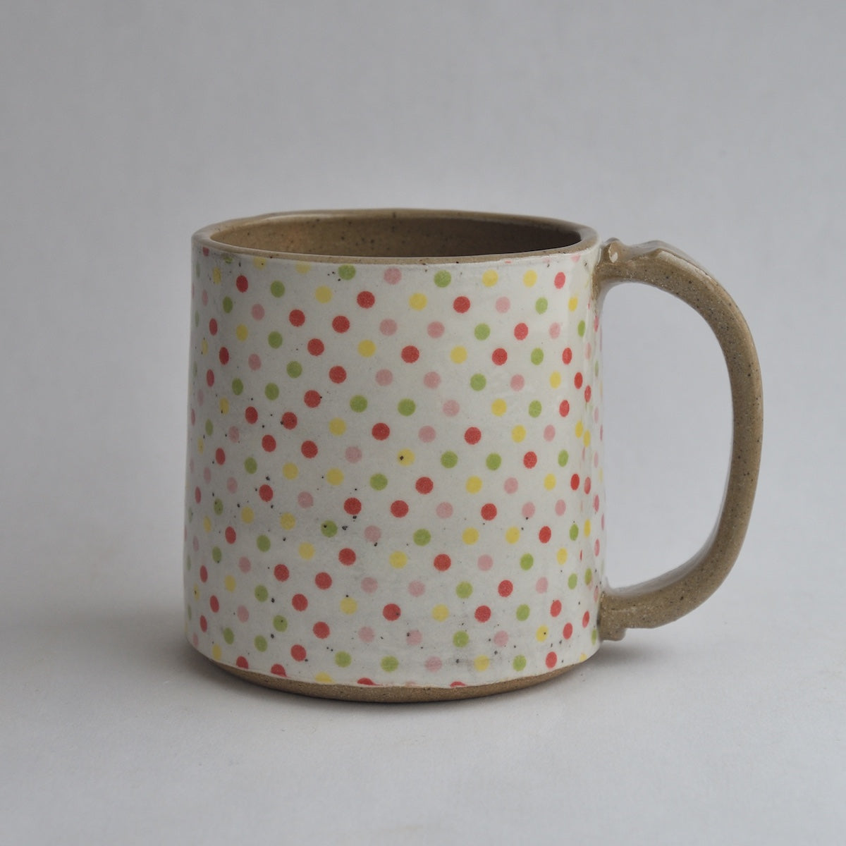 Rustic Medium Mug - Polka Dots