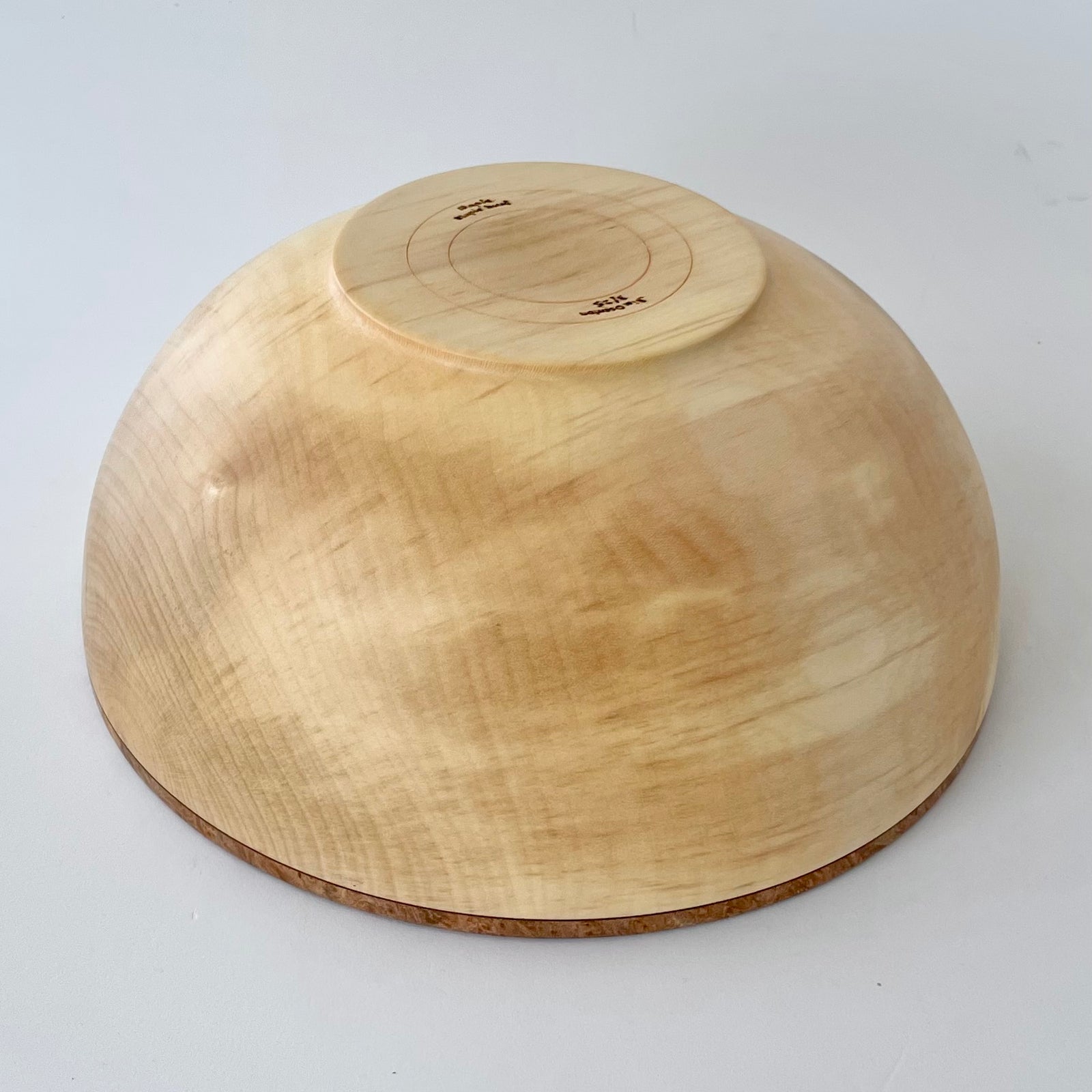 Maple & Maple Burl Salad Bowl1