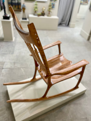 Rocking Chair - Curly Cherry & Tiger Maple