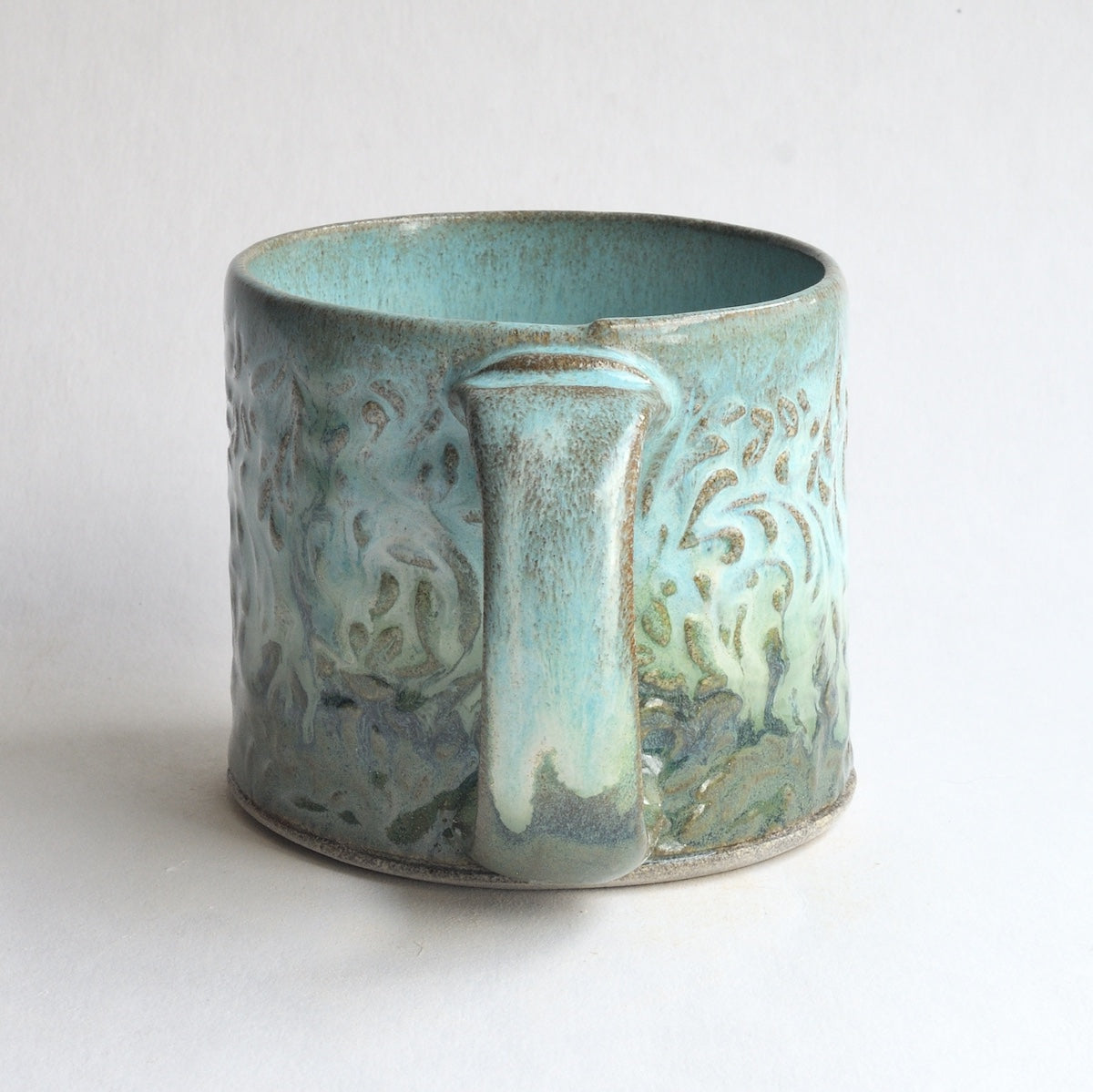 Small Turquoise Forest Mug