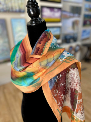 15" x 70" Batik Scarf