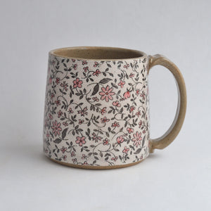 Rustic Medium Mug - Pink Cosmos