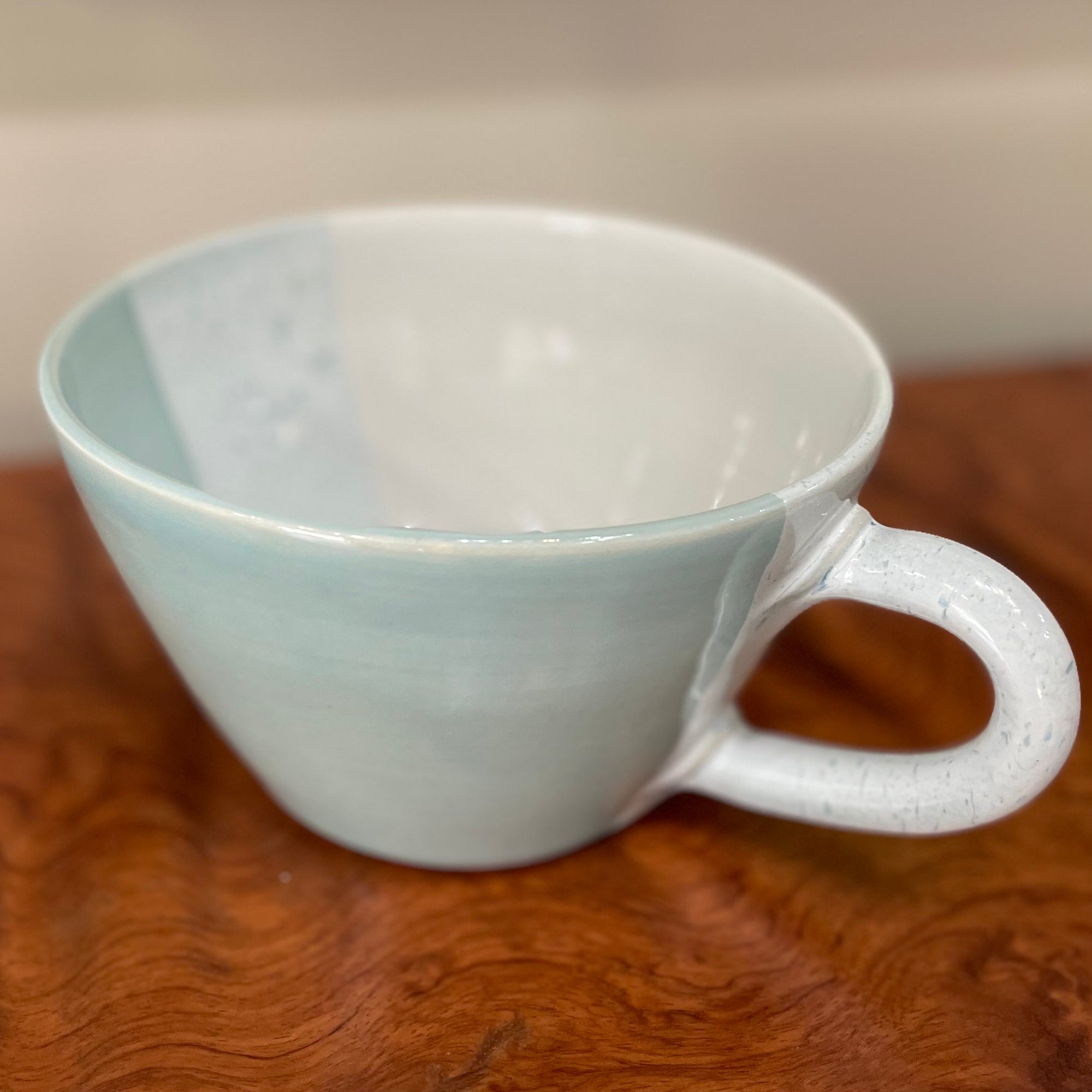 Meal Mug - Sea Glass & White