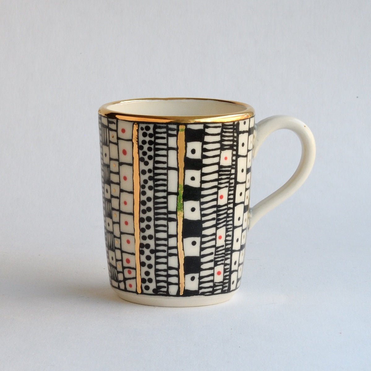 Espresso Cup - Ladders and Dots