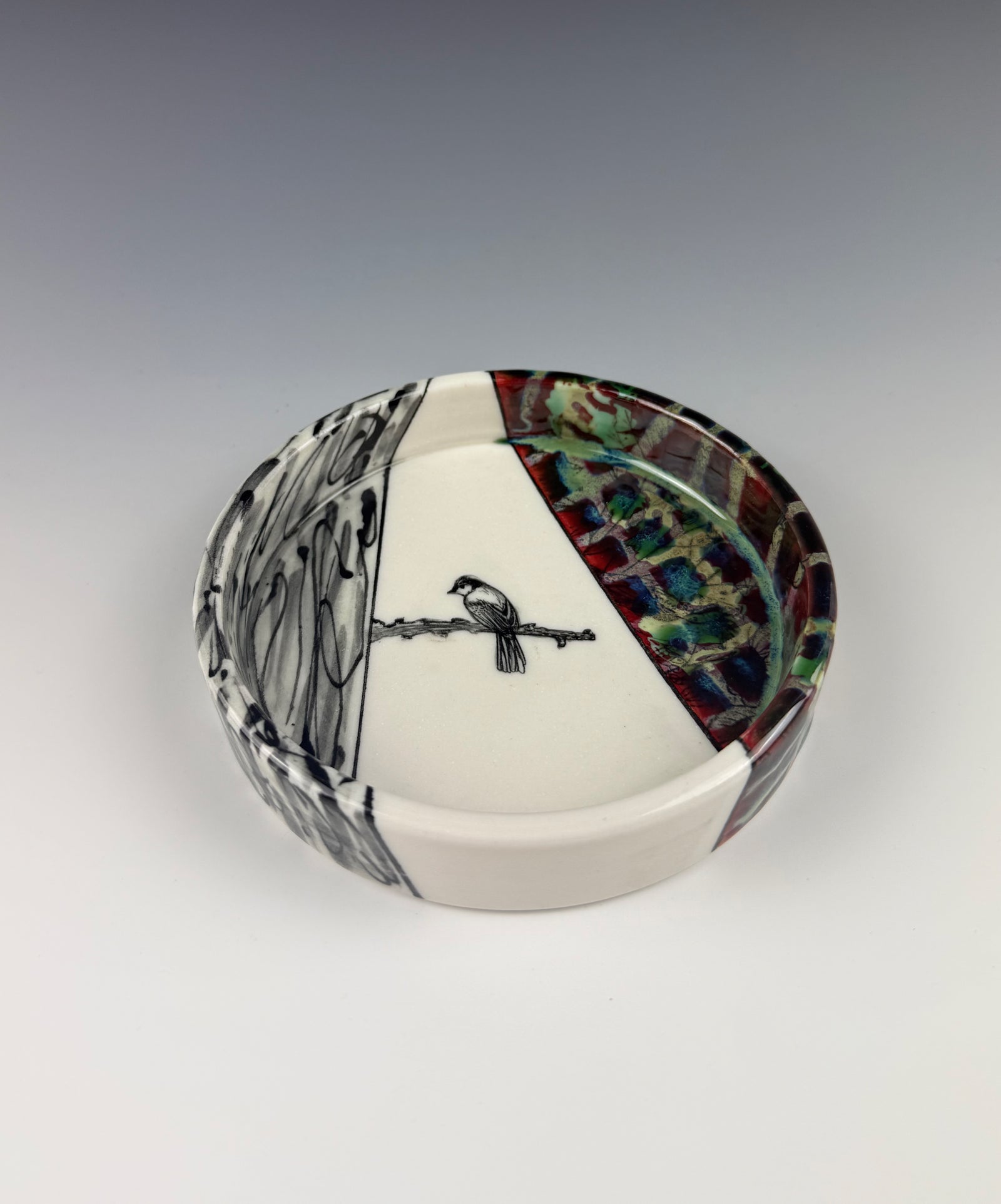 Sm Chickadee Plate