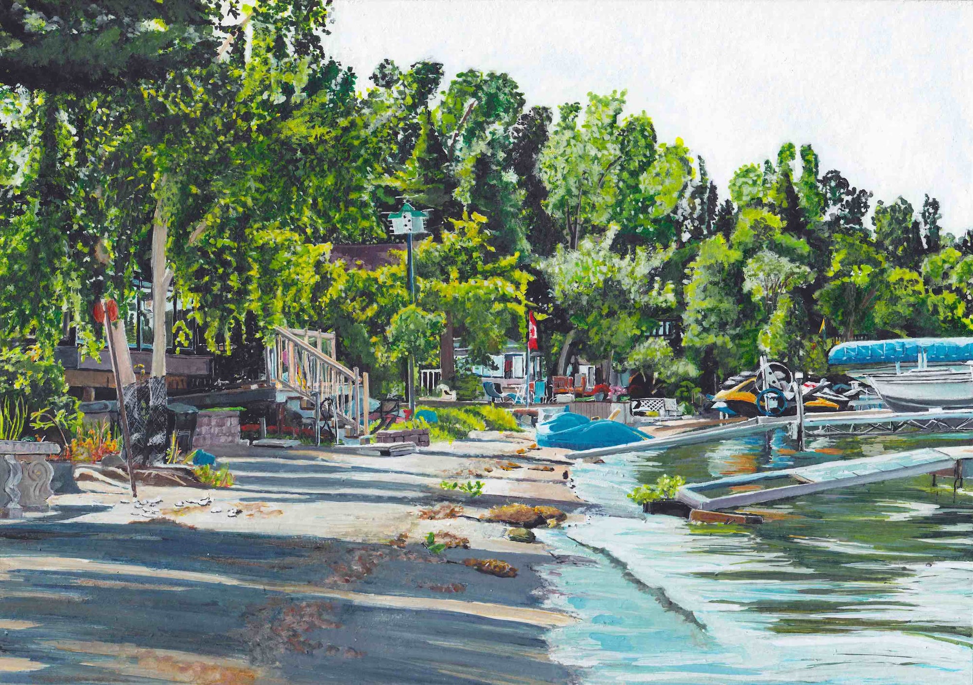 Print - Boats of West Chatfield Beach