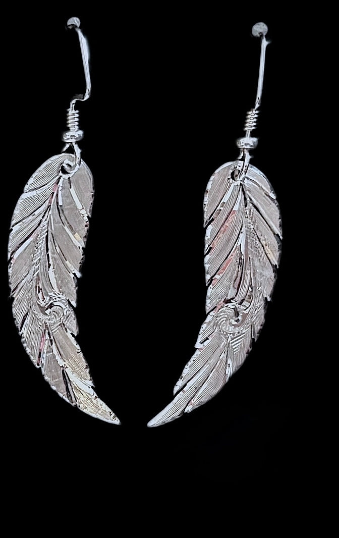 Earrings - Feathers