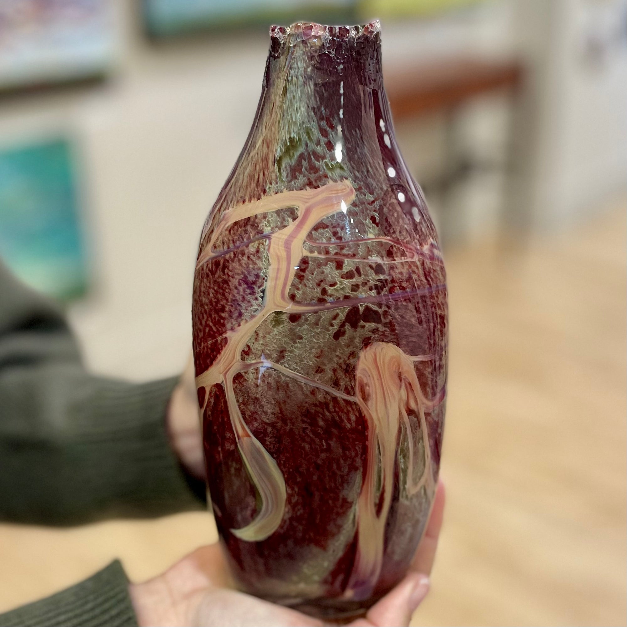 Vase - Red Stone