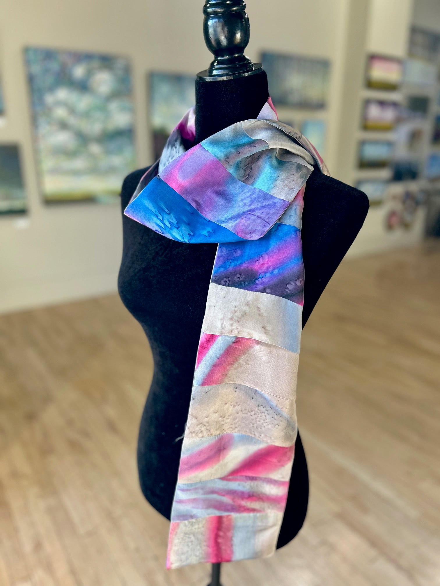 Pieced Scarf - Impressionist Palette