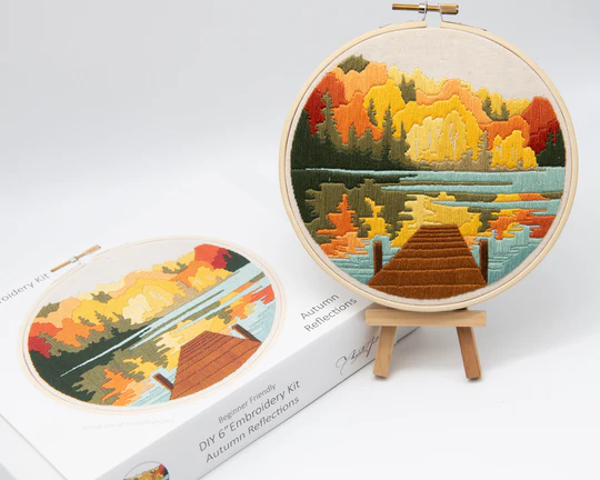 Autumn Reflections DIY Embroidery Kit