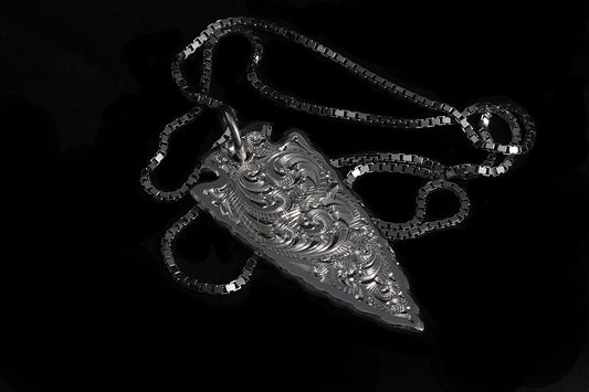 Silver Arrowhead Pendant