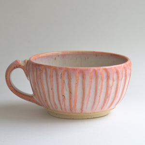 Cafe au Lait Mug - Peach Blossoms