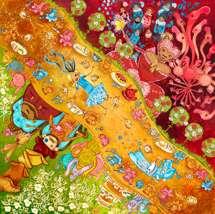 Puzzle - Alice Feasts