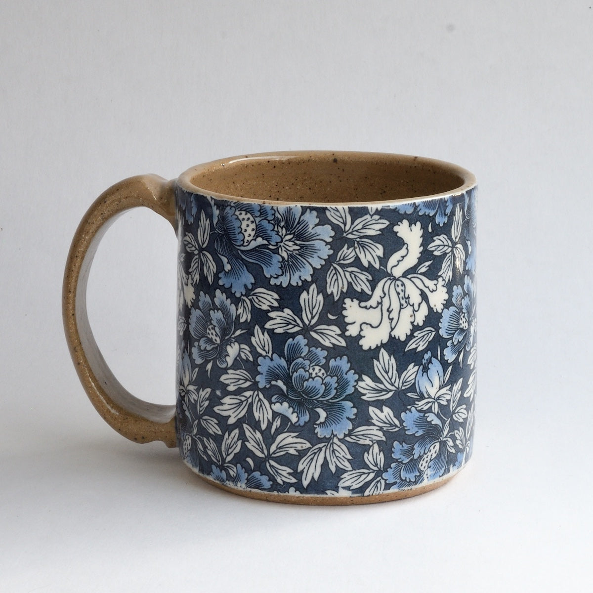 Blue Peony Mug