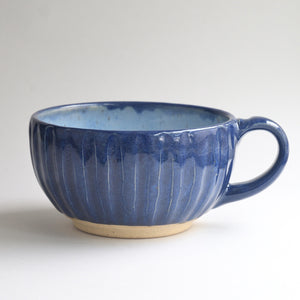Cafe au Lait Mug - Royal Blue