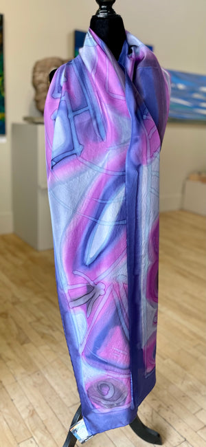 22" x 70" Silk Scarf