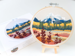 Mount Robson Autumn DIY Embroidery Kit
