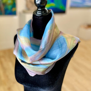 11" x 60 - 70" Silk Scarf