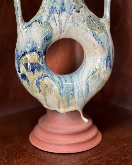 Donut Vase 325 - Mountain Mist
